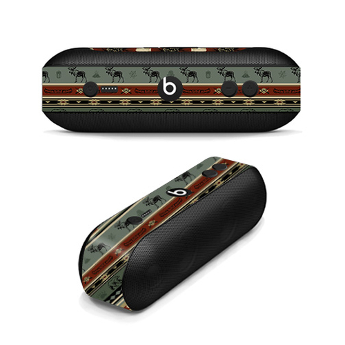 MightySkins BEPILLPL-Cabin Stripes Skin Decal Wrap for Beats by Dr. Dr