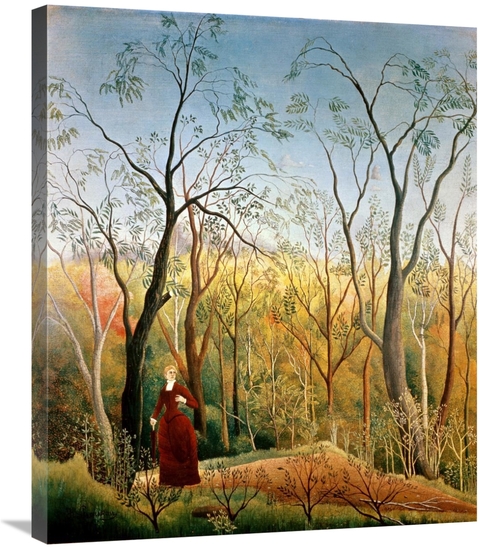 Global Gallery GCS-279881-30-142 30 in. A Stroll in the Woods Art Prin