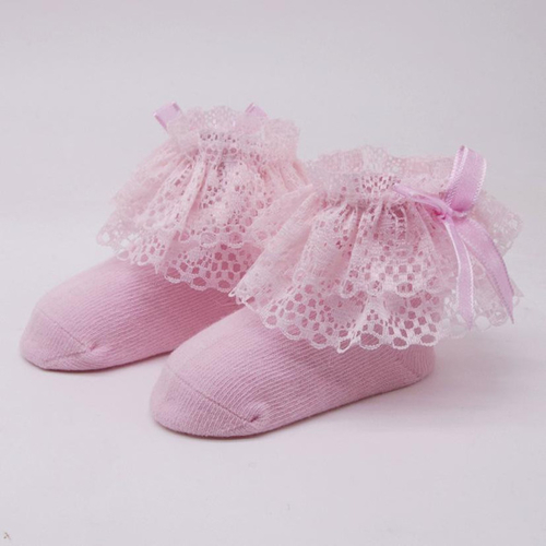 Baby Girls Comfortable Lace Cute Cotton Sock