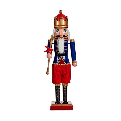 Decorative Figure Nutcracker Blue Music Red Movement Extendable