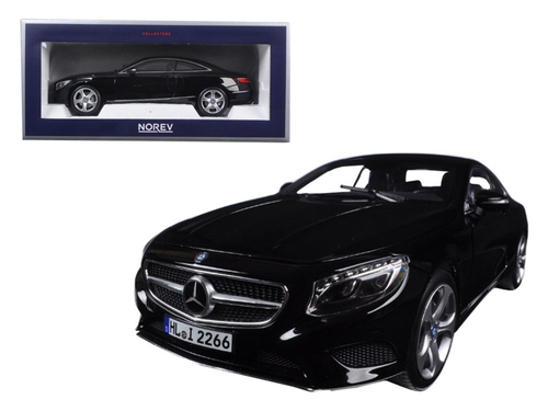 2014 Mercedes S Class Coupe Black 1/18 Diecast Model Car by Norev
