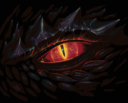 Paint by Numbers - DRAGON'S EYE