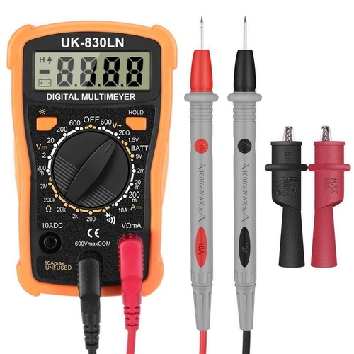 Urijk LCD Display Electrician Handheld Multimeter