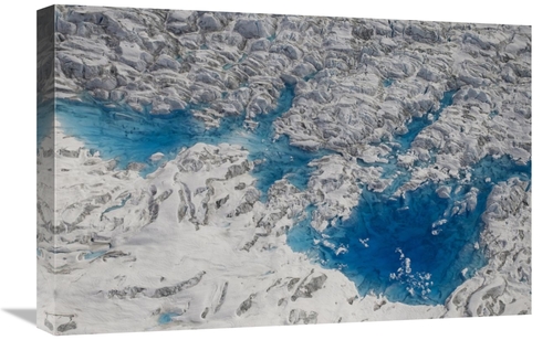 Global Gallery GCS-395476-1624-142 16 x 24 in. Meltwater Lakes on Hubb