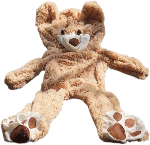 6 feet Life Size teddy bear unstuffed outer shell