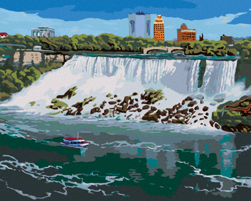 Malen nach Zahlen - AMERICAN NIAGARA FALLS (ROBERT JOHNSON)