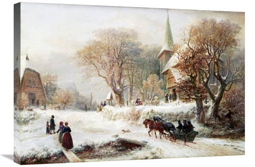 Global Gallery GCS-266655-30-142 30 in. Going to Church Art Print - He