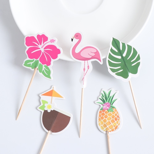 24X Flamingo Party Cake Topper Birthday