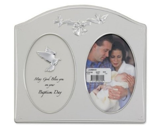 Lawrence Frames 674046 Lawrence Frames Silver Metal 4x6 Baptism Day Pi