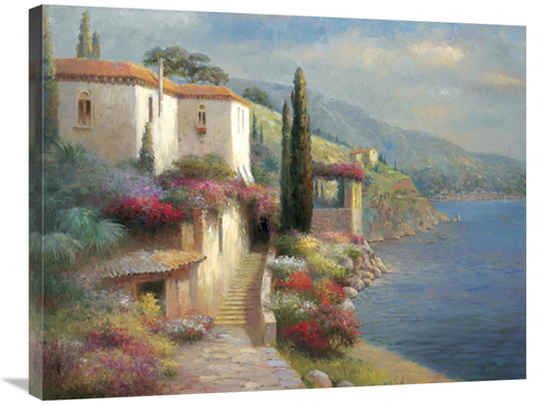 Global Gallery GCS-131281-2432-142 24 x 32 in. Palazzo Della Spiaggia 