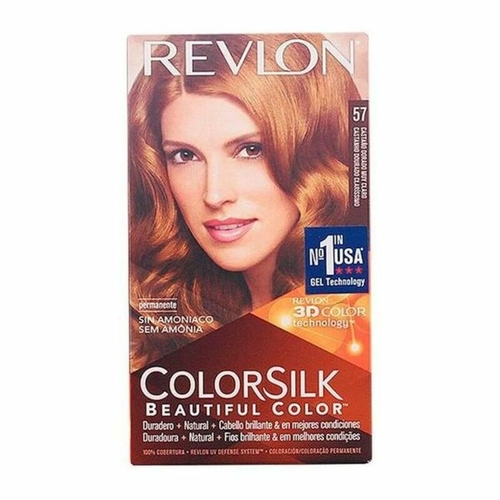 Dye No Ammonia Colorsilk Revlon I0021837 Very Light Golden Chestnut (1