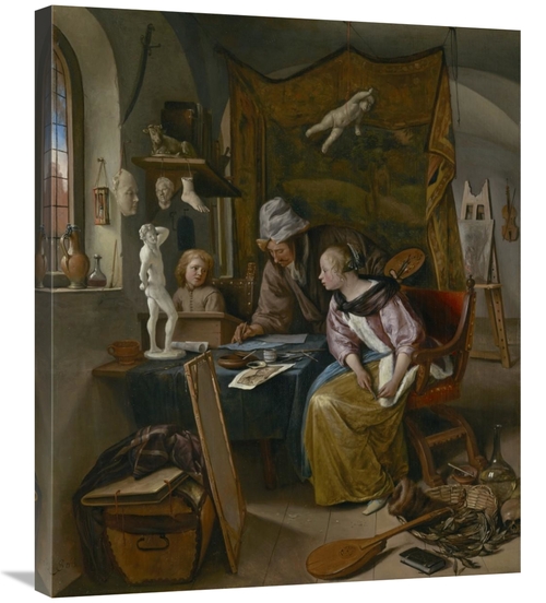 Global Gallery GCS-456796-30-142 30 in. The Drawing Lesson Art Print -