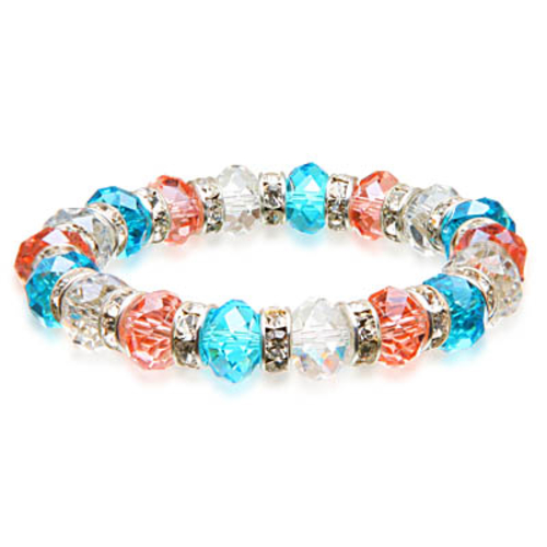 Alexander Kalifano BLUE-BGG-16 Gorgeous Glass Bracelet - Multi-Colored