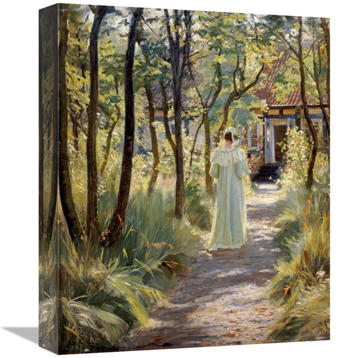 Global Gallery GCS-266698-16-142 16 in. Marie in the Garden Art Print 