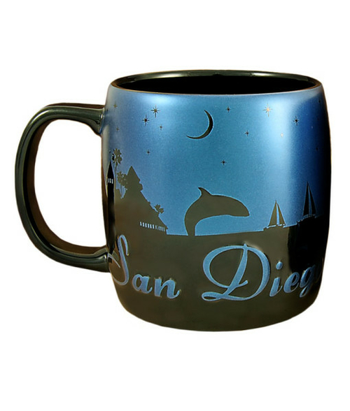 Americaware SMSDC04 San Diego 22 oz Night Sky Silhouette Mug