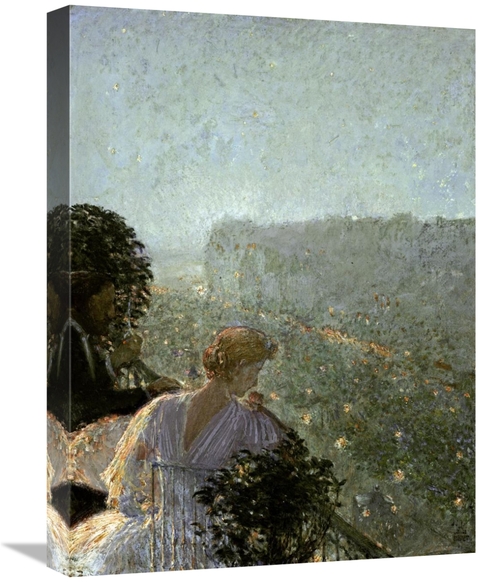 Global Gallery GCS-268065-22-142 22 in. Summer Evening, Paris Art 