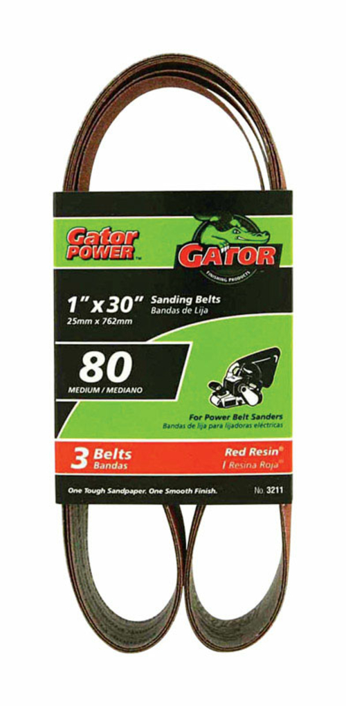 Ali Industries 2464170 1 x 30 in. Aluminum Oxide Power Sanding Belts&#