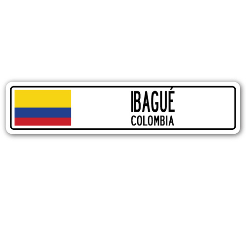 SignMission SSC-Ibague Co Street Sign - Ibaguo, Colombia