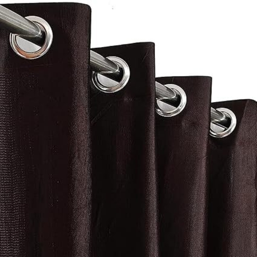 Velvet Curtains Emboz Panels for Home and Office DecorEyelet Grommet