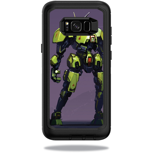 MightySkins OTDSGS8PL-green beetle Skin for Otterbox Defender Samsung 