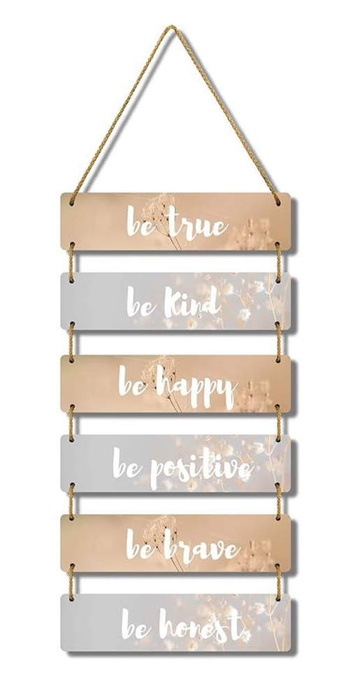 Inspirational and Motivational Quote Positive Thought MDF Wooden