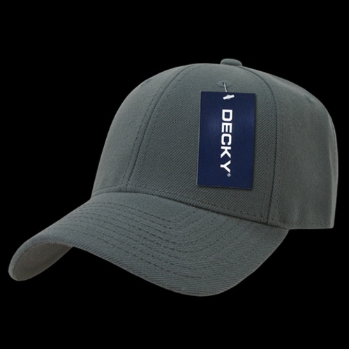 Decky 206-CHA Low Crown Pro Baseball Cap- Charcoal