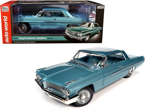 1962 Pontiac Royal Bobcat Catalina Hardtop Test Car Aquamarine 1/18