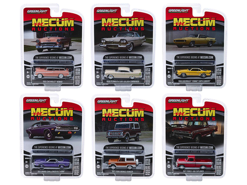\Mecum Auctions Collector Cars\" Set of 6 pieces Series 3 1/64 Diecast