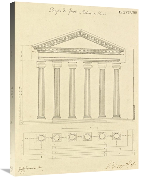Global Gallery GCS-453963-2432-142 24 x 32 in. Plate 38 for Elements o