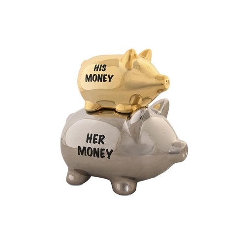 Money box DKD Home Decor Dolomite Children's Modern Pig 17 x 12 x 18,5
