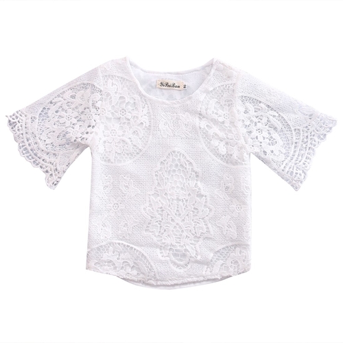 Summer Adorable White Lace Newborn Infant