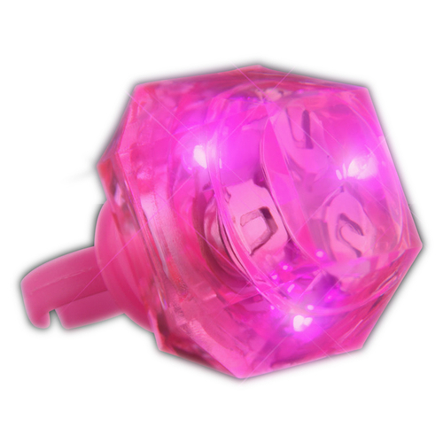 Blinkee 1057000 Huge Gem Rings, Pink