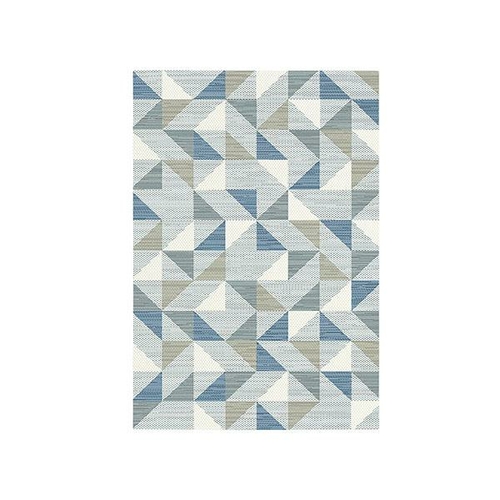 Prisma Blue Polypropylene Rug