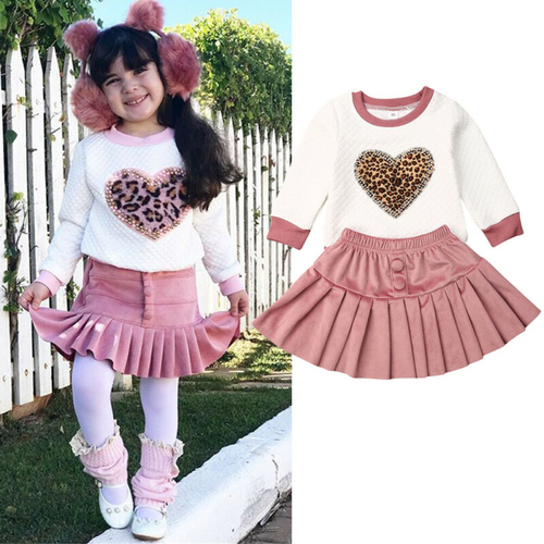 1 6Y Autumn Winter Baby Girl Clothes Sets Outfit