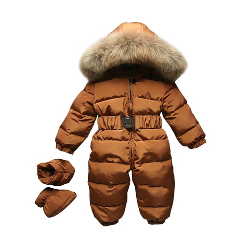 Winter Baby Romper onesie Coat Infant Children