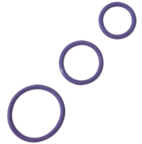 Rubber C-Ring Set - Purple