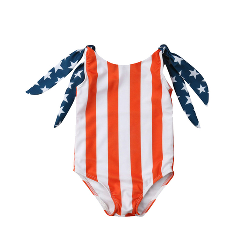 Summer Toddler Baby Girl 4th of July Star Cute