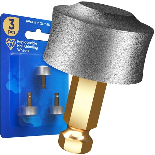 Primens Professional Dog Nail Grinder Replacement Head (Pack of 3