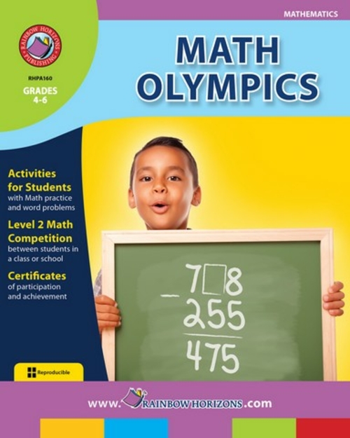 Rainbow Horizons A160 Math Olympics - Grade 4 to 6