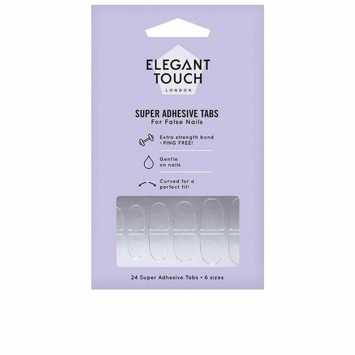 Adhesives Elegant Touch Super Adhesive False nails (24 pcs)