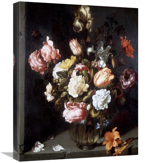 Global Gallery GCS-281445-22-142 22 in. Tulips & Peonies in a Vase Art