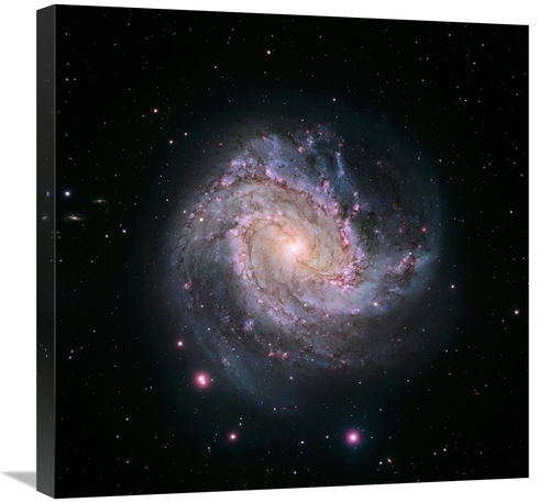 Global Gallery GCS-450035-2424-142 24 x 24 in. M83 - Spiral Galaxy - H