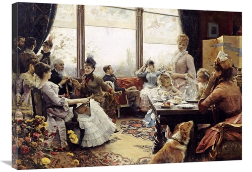 Global Gallery GCS-268556-36-142 36 in. Five Oclock Tea Art Print - Ju