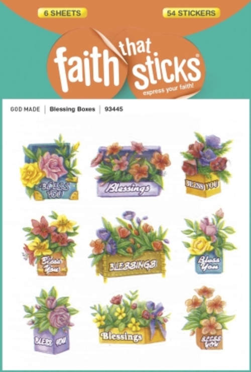 Tyndale House Publishers 10122X Sticker - Blessings Boxes - Faith That
