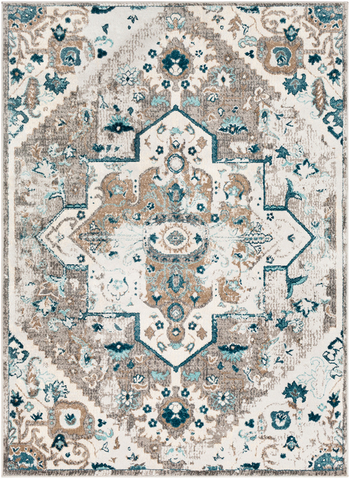 Surya VAR2308-1616 18 in. Varanasi Area Rug, Camel