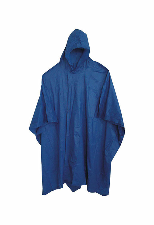 Boss 8960288 Blue Vinyl Rain Poncho, One Size Fits All