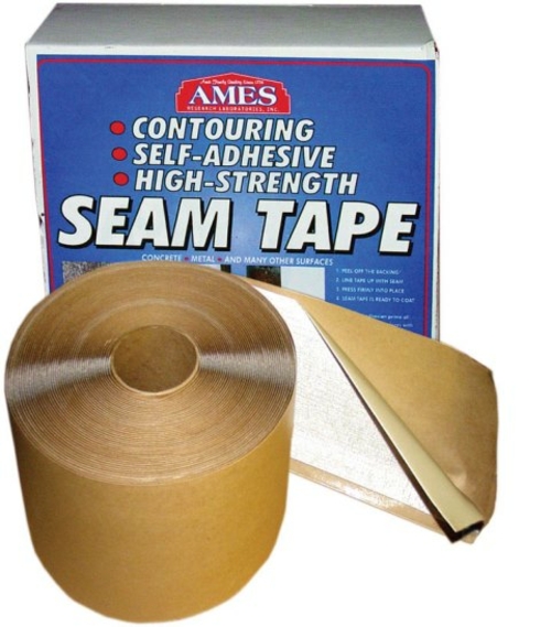 Ames PS650 6 in. 50 ft. Rubber Seam Tape  Blue