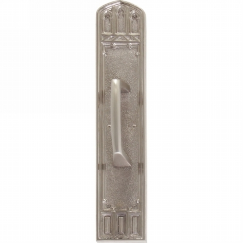 Brass Accents A04-P5841-MSS-619 Oxford Pull Plate with Mission Pull&#4