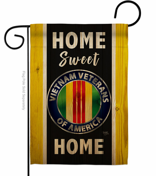 Breeze Decor G158449-BO Home Sweet Vietnam Garden Flag Armed Forces Se
