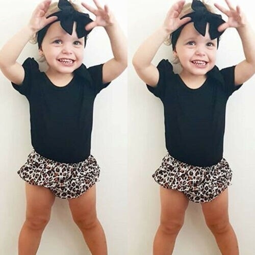 Baby Girl Kids Summer Toddler Outfits T-shirt